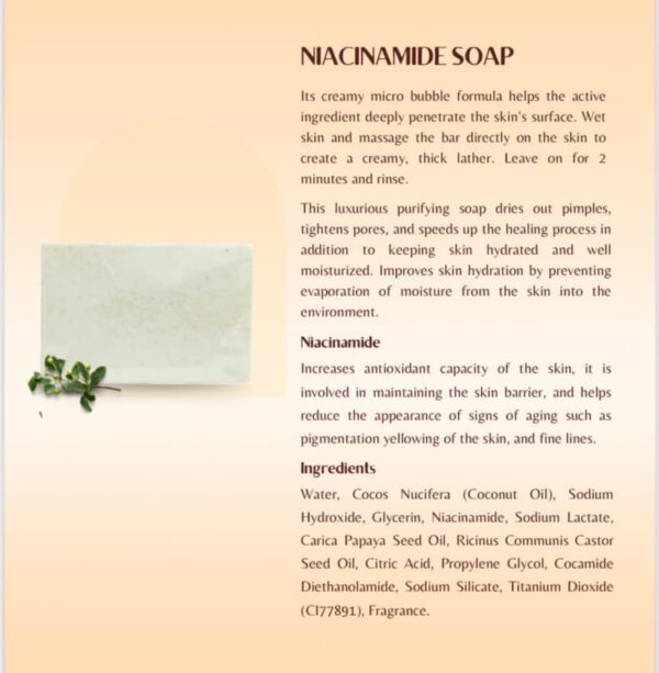 Niacinamide Soap - Image 2
