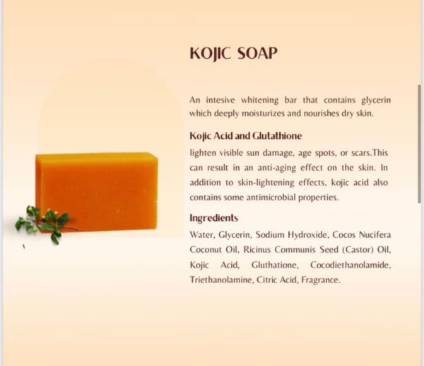 Kojic Papaya Soap - Image 2