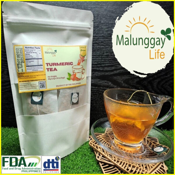 Turmeric Tea pure natural organic locally grown and farm grown