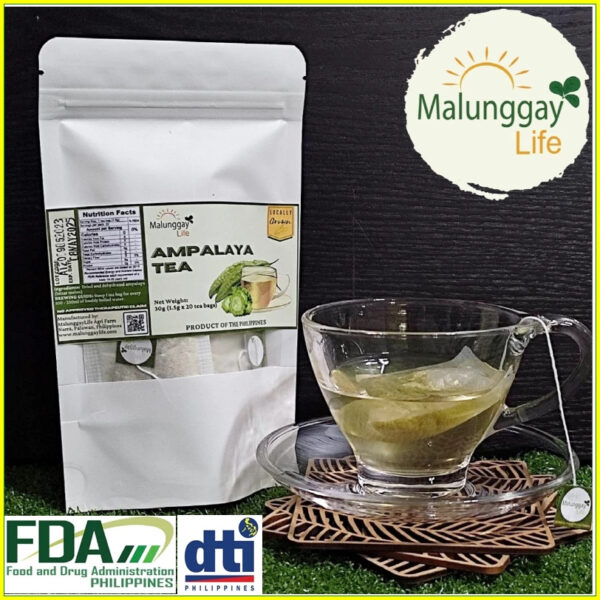100 tea bags Ampalaya Tea pure natural locally grown and farm grown.