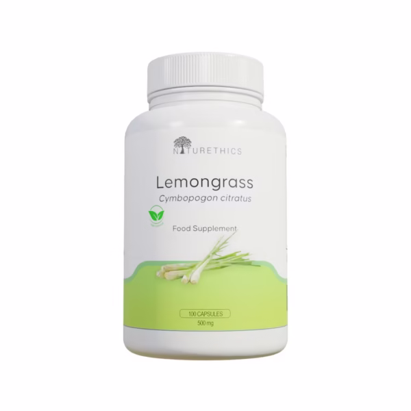 Naturethics Lemongrass Pure All Natural Organic Herbal Supplement 100 Capsules - Image 2
