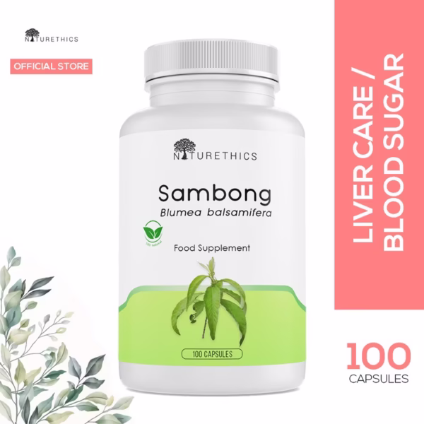 Naturethics Pure Sambong Capsules | 100% Natural Support for Kidney & Urinary Wellness