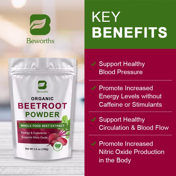 Organic Beetroot Powder (50g) - Image 2