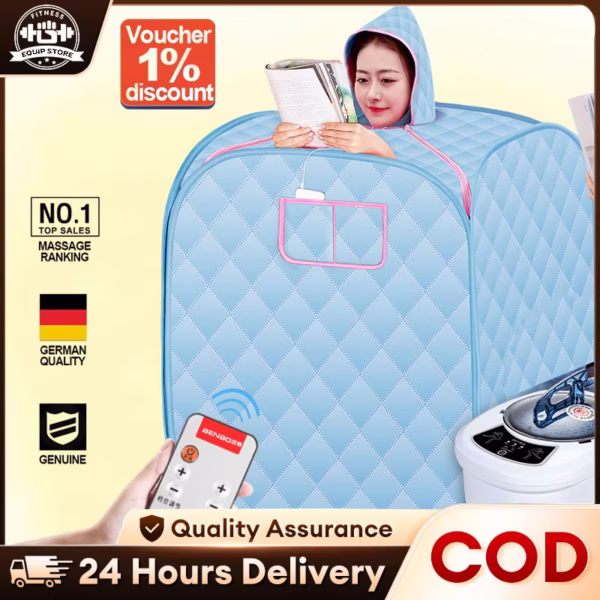 Double Sauna Steam bath Portable Foldable Steam Sauna Sweat Box - Image 11