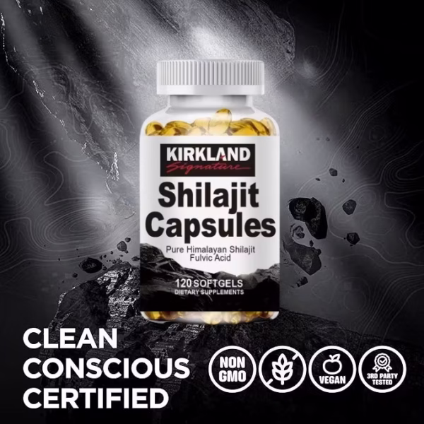Shilajit Capsules Supplements 40% Fulvic Acid & Trace Minerals for Energy, Immunity - Image 6