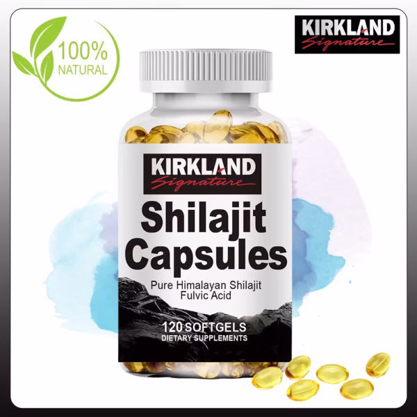 Shilajit Capsules Supplements 40% Fulvic Acid & Trace Minerals for Energy, Immunity
