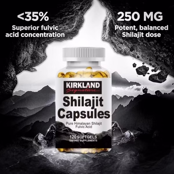 Shilajit Capsules Supplements 40% Fulvic Acid & Trace Minerals for Energy, Immunity - Image 8