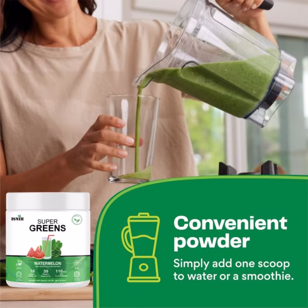 ISNIH 100% Organic Super Greens Powder - Image 7