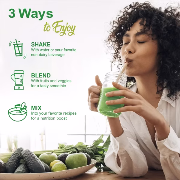 ISNIH 100% Organic Super Greens Powder - Image 3