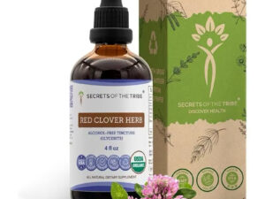Organic Red Clover Canned USDA Authentication |   Alcohol-free Extract，High Concentration Herbal Drops |   by100%Certified Organic Red Clover（Trifolium Partense）Made from dried leaves。